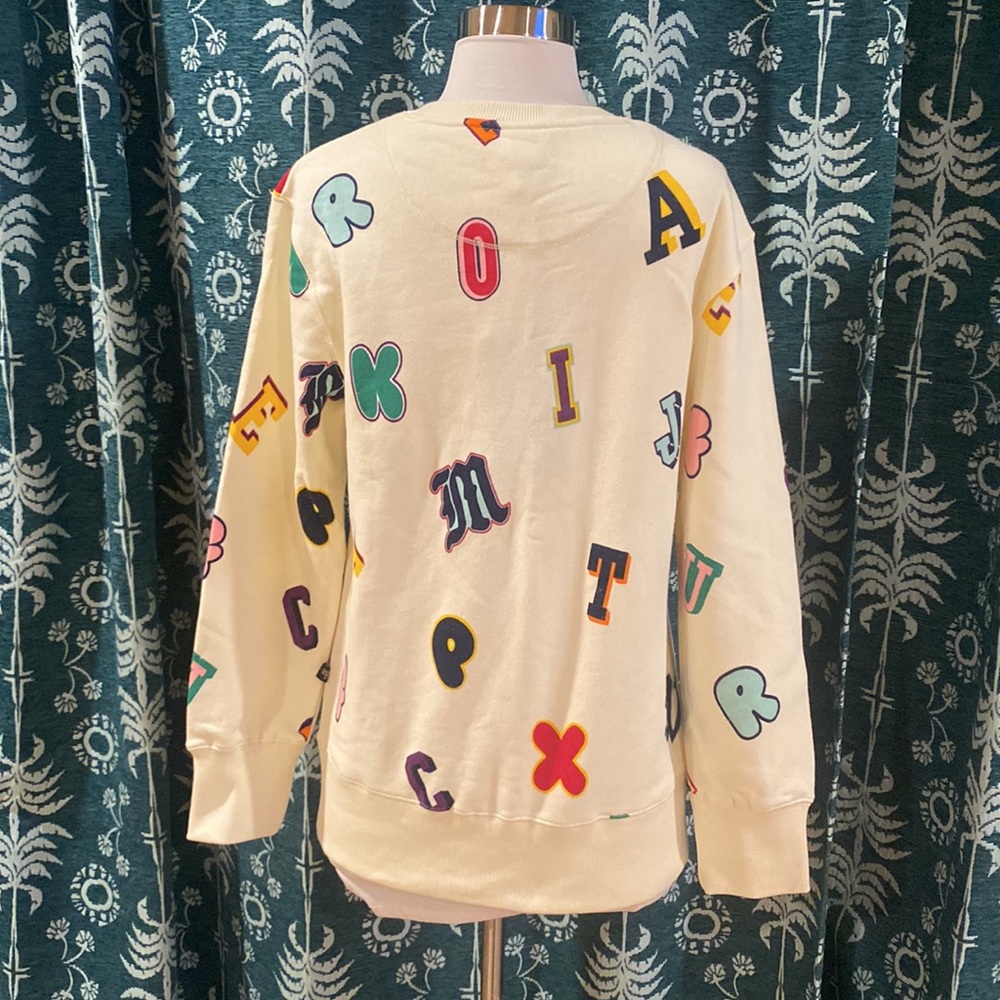 Alphabet Print Crewneck Sweatshirt -
Rowing Blazers × Target  NWT XS - Picture 15 of 16